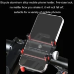 Aluminum Alloy Motorcycle Bicycle Navigation Mobile Phone Holder - Image 7