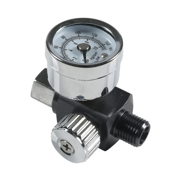 1/4 Inch NPS Thread Paint Nozzle Air Pressure Regulating Valve