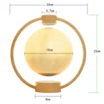 Magnetic Levitation Bluetooth Speaker Ornament Desktop Ambient Glow Night Lights - Image 3