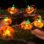 LED Halloween 3D Pumpkin String Lights Bar Shop Ambience Scene Layout Decorative Lanterns - Image 3