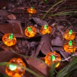 LED Halloween 3D Pumpkin String Lights Bar Shop Ambience Scene Layout Decorative Lanterns - Image 4