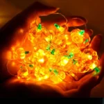 LED Halloween 3D Pumpkin String Lights Bar Shop Ambience Scene Layout Decorative Lanterns - Image 7