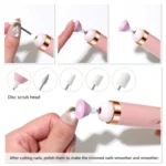 Mini Nail Grinder Nail Remover Portable Electric Nail Tool With Light - Image 4