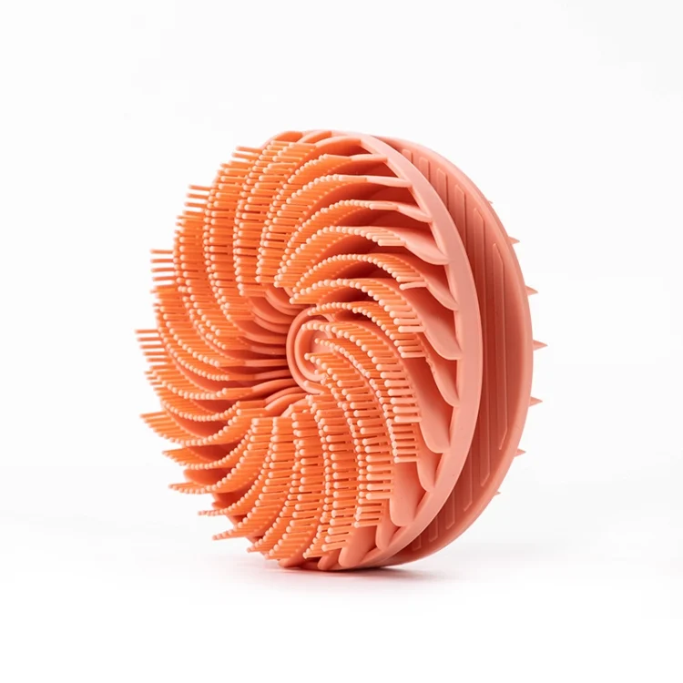 Double-Sided Silicone Cleaning Bath Brush Multifunctional Massage Shower Brush