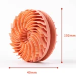 Double-Sided Silicone Cleaning Bath Brush Multifunctional Massage Shower Brush - Image 3