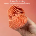 Double-Sided Silicone Cleaning Bath Brush Multifunctional Massage Shower Brush - Image 6
