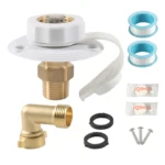 Brass Water Inlet Check Valve For Yacht RV With Adapter
