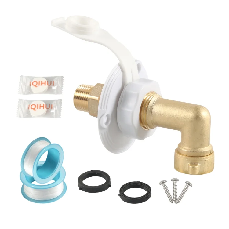 TBD0605274201A_1.webp Brass Water Inlet Check Valve For Yacht RV With Adapter - Image 2