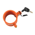 Semi-trailer RV Cylindrical Anti-theft Trailer Lock With Warning Sign - Image 5