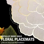 Household Kitchen Heat Resistant Flower Hot Stamping Table Heat Insulating Pad - Image 7