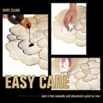 Household Kitchen Heat Resistant Flower Hot Stamping Table Heat Insulating Pad - Image 8