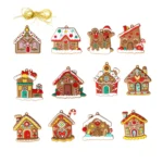 Christmas Decorations Pendants PVC Hanging Christmas Tree Ornaments Scene Arrangement Props