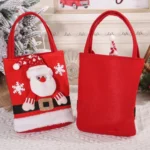 Cute Large Capacity Christmas Decorations Gift Bag Kids Candy Tote Bag - Image 3