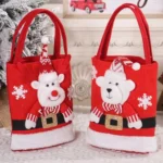Cute Large Capacity Christmas Decorations Gift Bag Kids Candy Tote Bag - Image 6