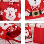 Cute Large Capacity Christmas Decorations Gift Bag Kids Candy Tote Bag - Image 7