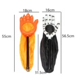 Halloween Palm Candy Bag Pumpkin Skull Begging Bags - Image 3