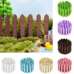 90cm Miniature Wooden Fence DIY Fairy Garden Mini Landscape Ornament - Image 3
