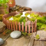 90cm Miniature Wooden Fence DIY Fairy Garden Mini Landscape Ornament - Image 8