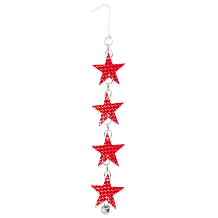 Garden Bird Repellent Decorative Pentagram Hanging Laser Reflective Piece