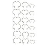 18pcs /Set Quick Connector Clip Transmission Cooler Wire Clip