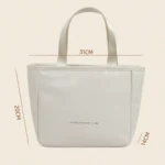 Women Tote Lunch Bag Portable Outdoor Picnic Bento Lunchbox Food Cooler Thermal Bag - Image 3