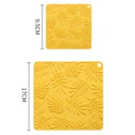 Household Square Silicone Heat Insulating Mat Kitchen High Temperature Resistant Baking Placemat - Image 3