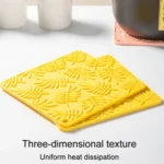 Household Square Silicone Heat Insulating Mat Kitchen High Temperature Resistant Baking Placemat - Image 6
