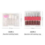 Manicure Grinding Heads Set Nail Polishers Accessories Nail Tools - Image 3