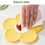 Household Cherry Blossom Silicone Heat Insulating Mat Kitchen High Temperature Resistant Baking Placemat - Image 5