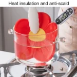 Household Cherry Blossom Silicone Heat Insulating Mat Kitchen High Temperature Resistant Baking Placemat - Image 8