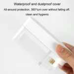 30 Holes Nail Art Drill Bits Storage Box Dustproof Display Rack With Cleaning Brush - Image 6