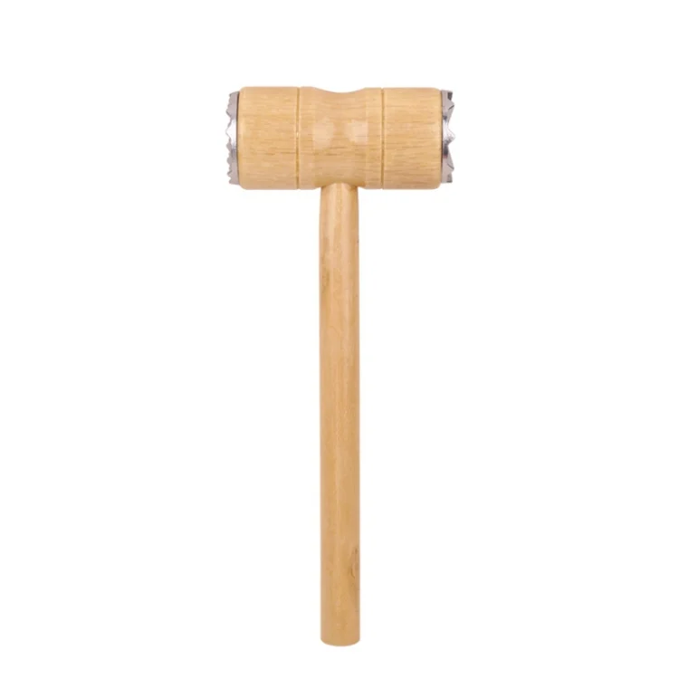 TBD0605285801A.webp Multifunctional Double-Sided Wooden Handle Meat Hammer Kitchen Steak Tendon Breaker - Image 1