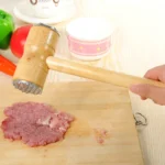 Multifunctional Double-Sided Wooden Handle Meat Hammer Kitchen Steak Tendon Breaker - Image 4
