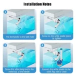 Toilet Flush Handle Replacement Toilet Hand Zinc Alloy Bathroom Accessories - Image 6