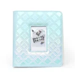 3 Inch 288 Pockets Hollowed Embroidery Line Square Album Celebrity Small Card Photo Large Capacity Card Album