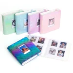 3 Inch 288 Pockets Hollowed Embroidery Line Square Album Celebrity Small Card Photo Large Capacity Card Album - Image 2