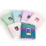 3 Inch 288 Pockets Hollowed Embroidery Line Square Album Celebrity Small Card Photo Large Capacity Card Album - Image 3