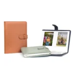 3 Inch 80 Pockets Photo Lychee Print Album Photo Book Card Album - Image 2