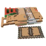 10pcs Christmas Candy Boxes Kraft Paper Christmas House Handbag Candy Boxes - Image 5