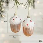 2pcs Christmas Decoration Christmas Tree Pendant Hanging Ornament - Image 6