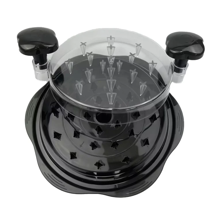 10 Inch Chicken Shredder Machine With Transparent Lid Anti-Slip Meat Shredder Tool