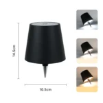 LED Rechargeable Ambient Table Lamp Tri-color Dimmable Wireless Wine Bottle Lamp Bar Light - Image 4