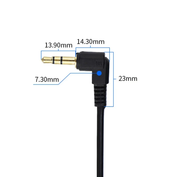 TBD06052940_B4.webp 3.5mm Stereo Car Audio Cable PU Gold-plated Elbow Spring Cable - Image 5