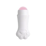 Natural Rose Quartz Face Oil Absorbing Roller Volcanic Stone Facial Skin Repair Cleansing Massager