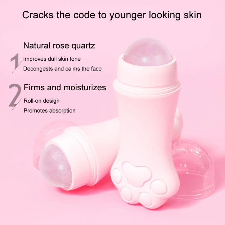 TBD06052959_B3.webp Natural Rose Quartz Face Oil Absorbing Roller Volcanic Stone Facial Skin Repair Cleansing Massager - Image 4