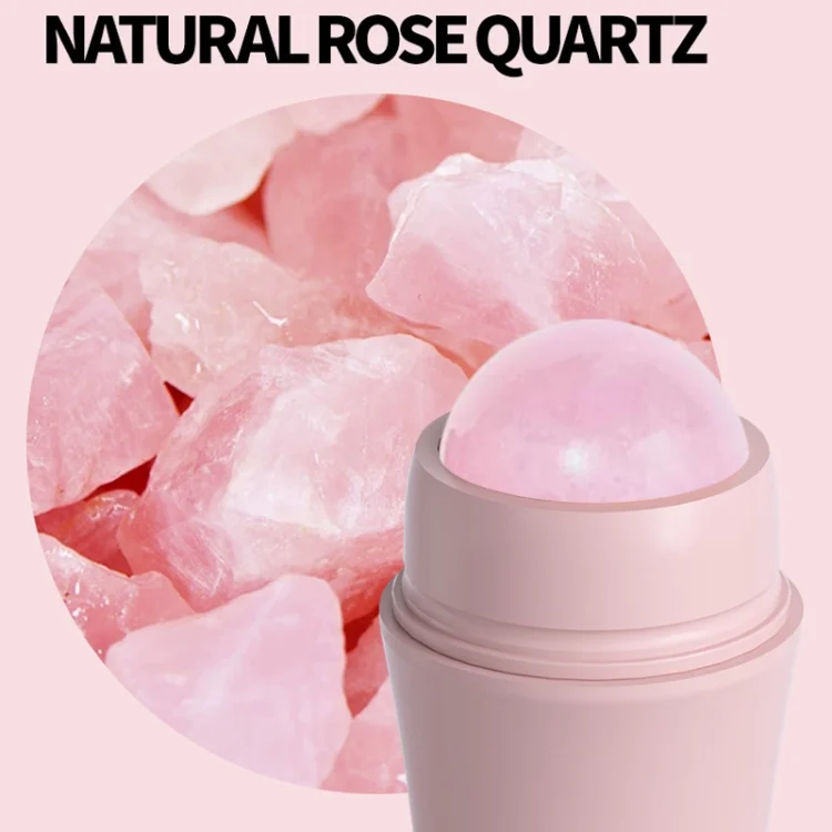 TBD06052959_B6.webp Natural Rose Quartz Face Oil Absorbing Roller Volcanic Stone Facial Skin Repair Cleansing Massager - Image 7