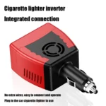 75W Car Inverter Voltage Conversion USB Port Charger - Image 3