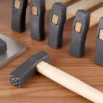 Handmade DIY Square Hammer Gold And Silver Jewelry Texture Hammer - Image 2