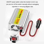 200W Modified Sine Wave Inverter Car Mobile Phone 2.1A Universal Power Supply - Image 3