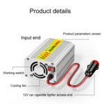 200W Modified Sine Wave Inverter Car Mobile Phone 2.1A Universal Power Supply - Image 7